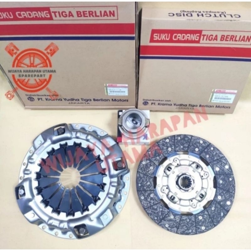 Kampas kopling set kopling fullset Mitsubishi ps125 canter turbo ori