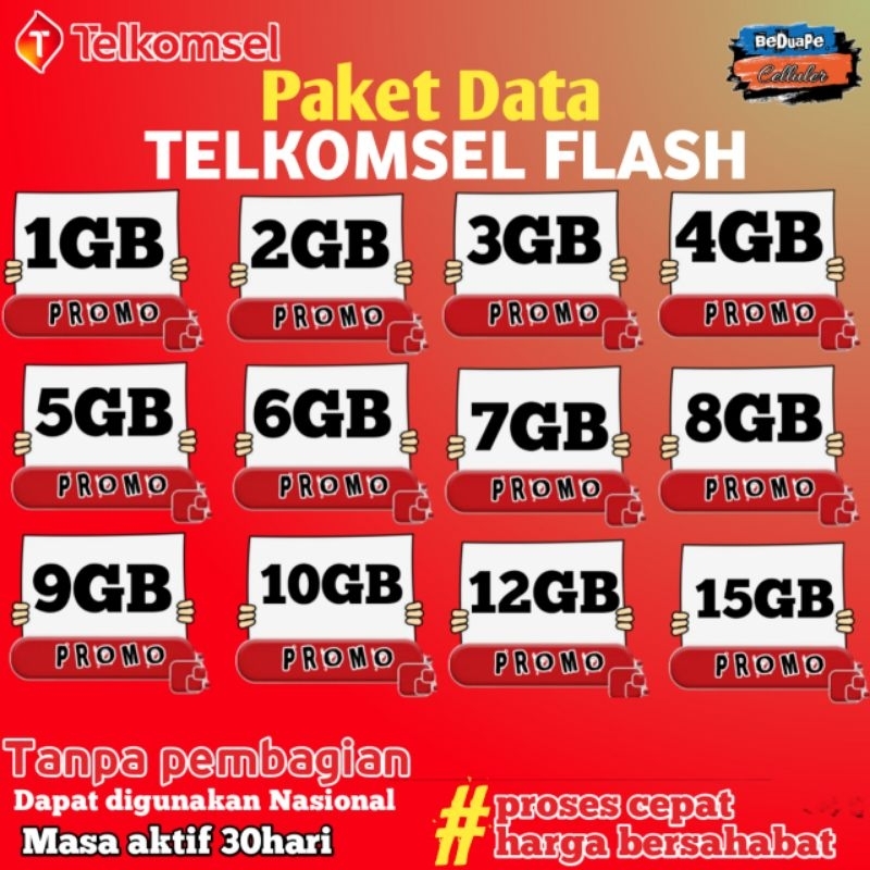 PAKET DATA TELKOMSEL FLASH TERMURAHHH