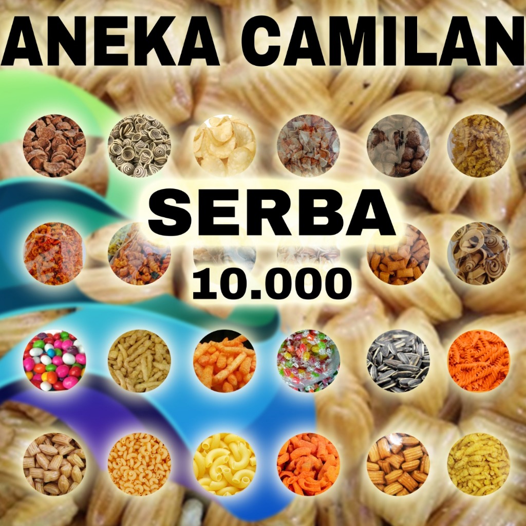 

Camilan Serba 10000 / Snack Kiloan / Makanan Ringan / Camilan / Jajan Murah