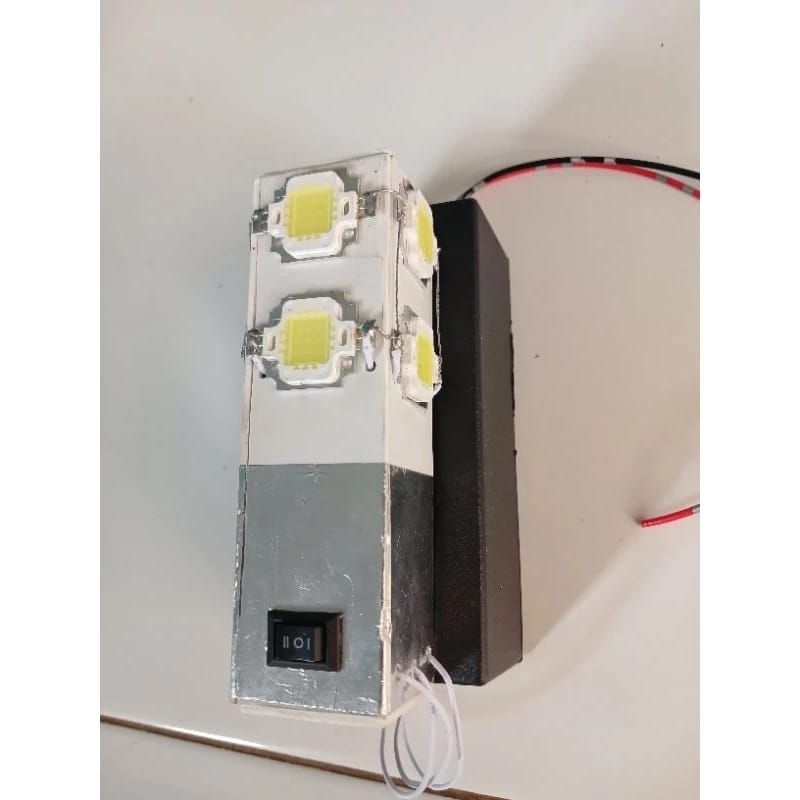 isi lampu rotary kedip 2x pake LED HPL 12/24V