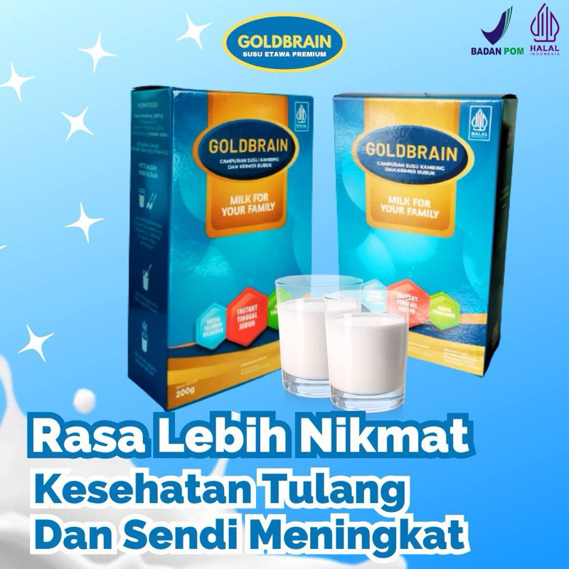 

❤️SHANUMJBG❤️ SUSU KAMBING ETAWA PREMIUM GOLD BRAIN