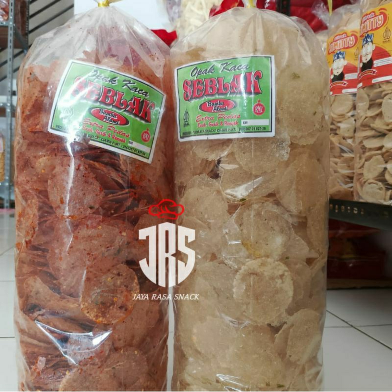 

JRS - Keripik Kaca Rasa Original 250gram-1Ball (900g) Gurih Nikmat / Kripca Original Nikmat / Opak Kaca Enak Termurah