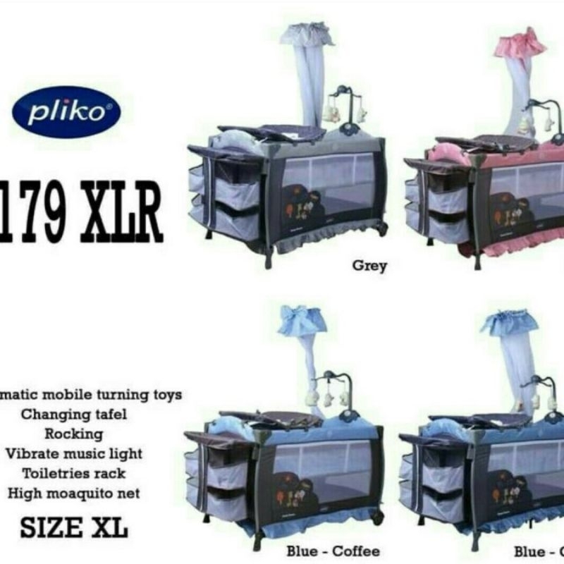 Box Baby Pliko B 1179 XLR Warna Grey Green (Preloved)