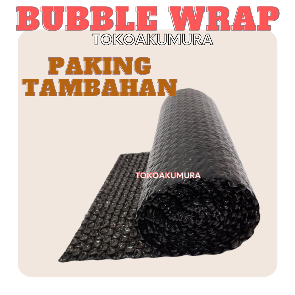 

Bubble wrap paking tambahan keamanan paket