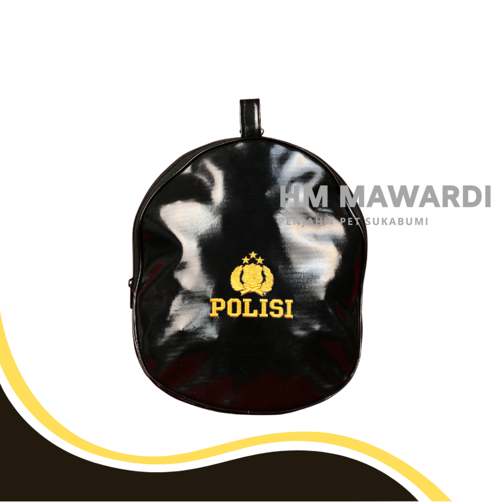 Tas Pet Polki POLRI Model Bulat | Mawardi Sukabumi