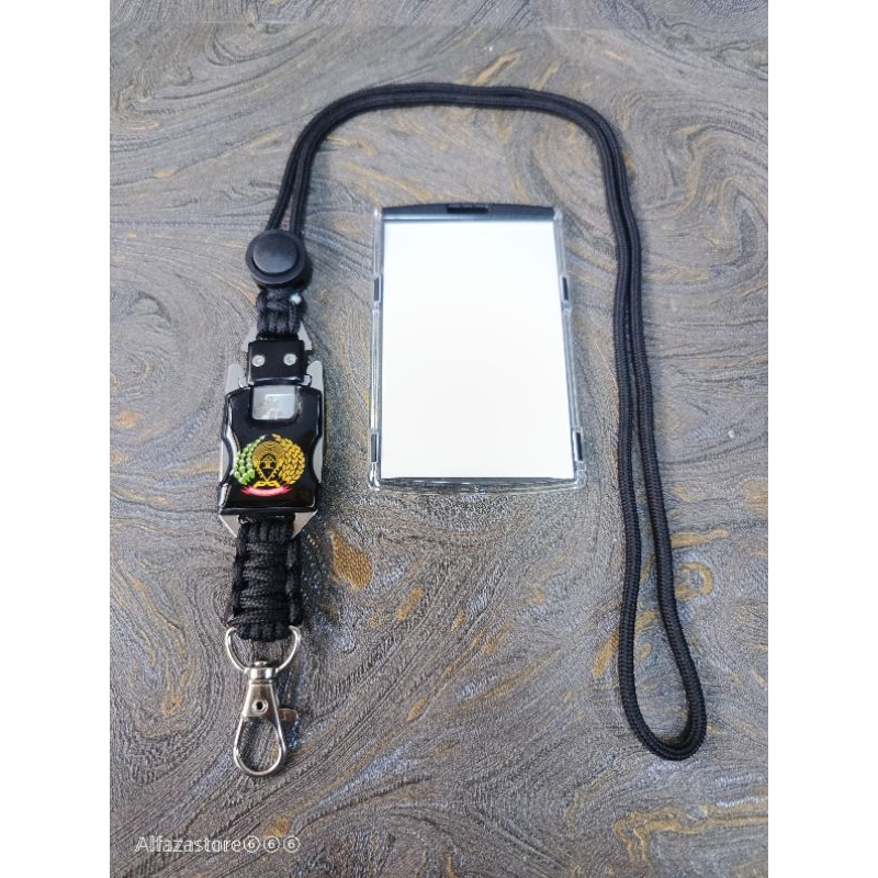 

Tactical lanyard holder id card logo kemenkumham ri lapas