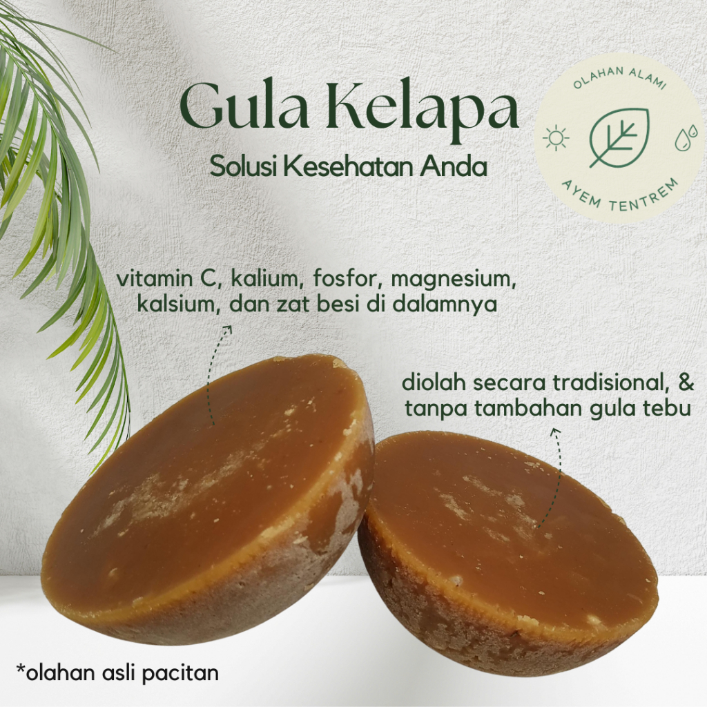 

Gula Merah Kelapa Asli Alami Tanpa Campuran