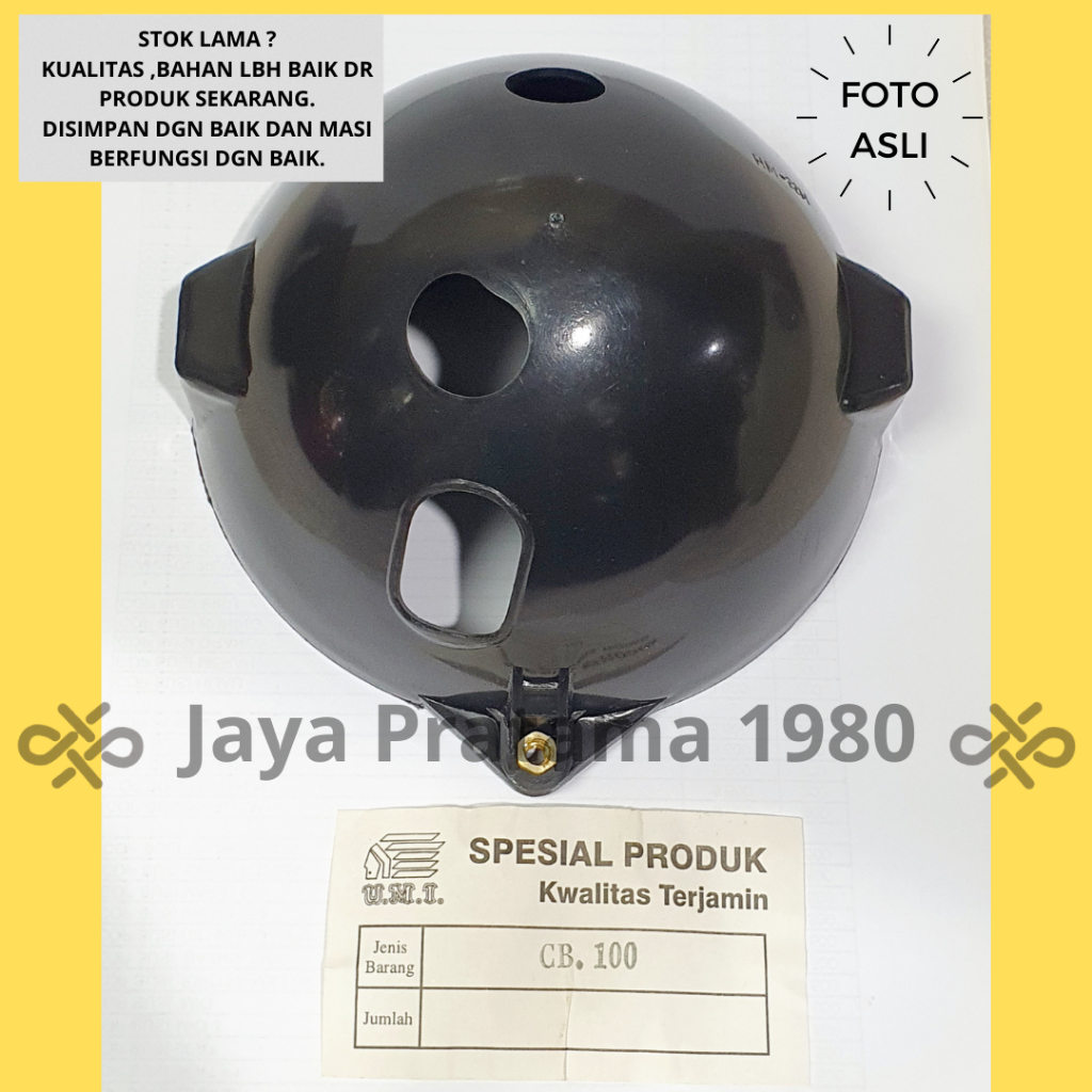 BATOK LAMPU CB100 CB 100 HITAM BERKUALITAS TEBAL