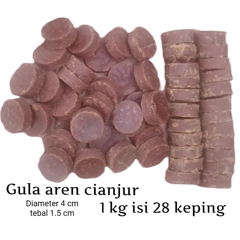 

Gula aren cianjur 1 kg isi 28 keping