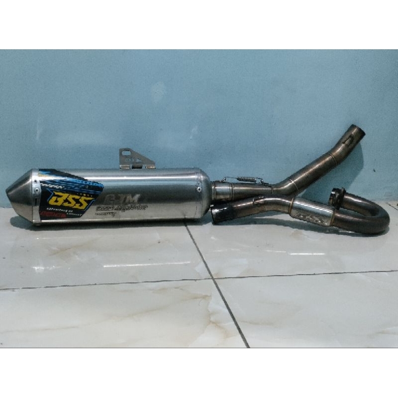 knalpot BSS Competisi - BoreUp KLX Dtreacker.