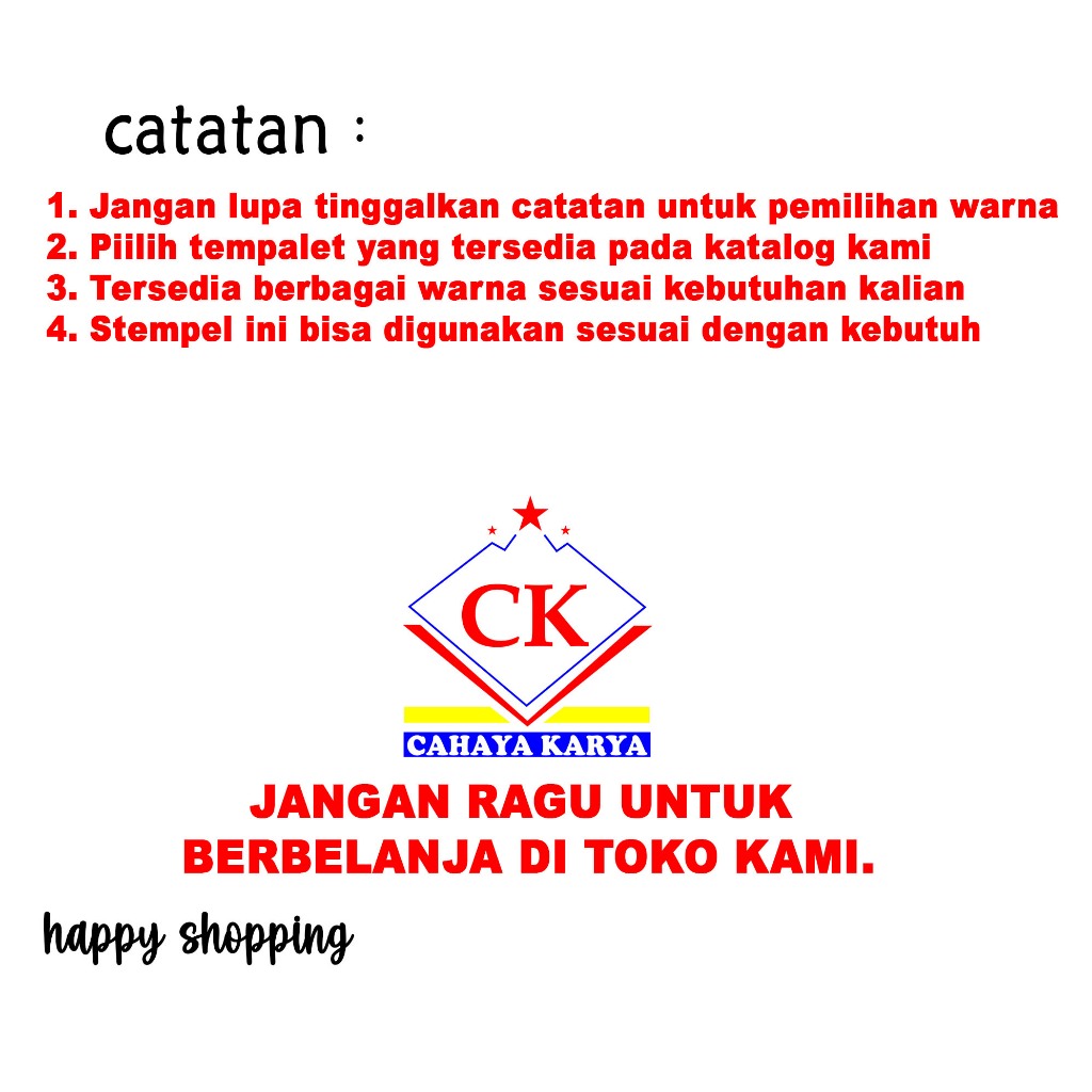 

Stempel Kilat, Stempel Lunas/ Stempel Warna (Otomatis)