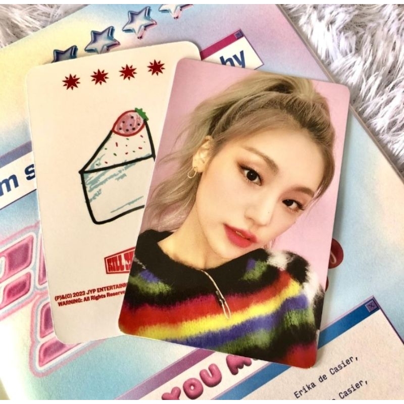 pc yeji no bad days february official photocard Itzy nbd februari