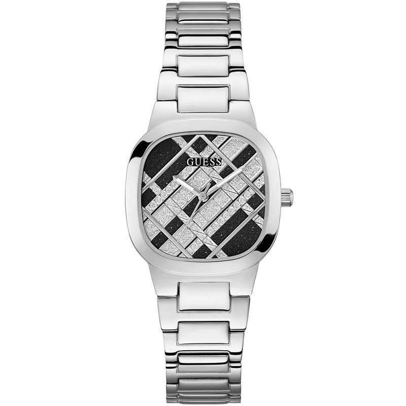 GUESS GW0600L1 CLASH Jam Tangan Wanita Analog Silver Original Bergaransi