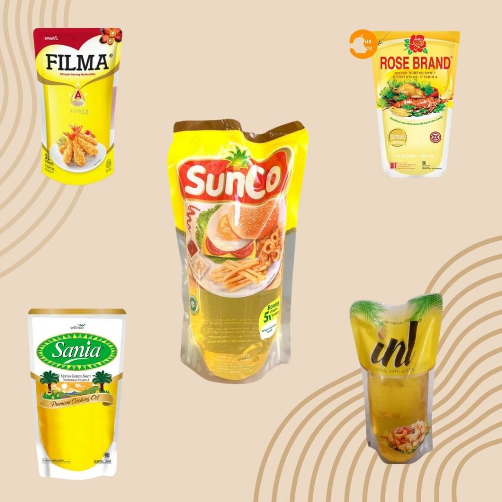 

Minyak Goreng Kemasan 1Liter SUNCO SANIA ROSEBRAND DLL