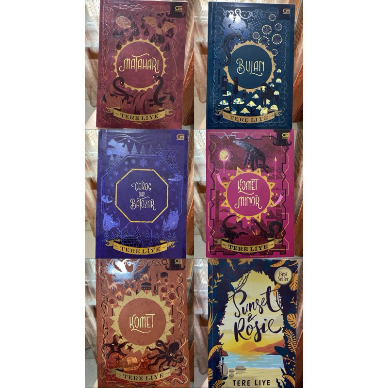 (PRELOVED) Novel Komik KKPK Preloved Murah Tere Liye Jujutsu Kaisen Demon Slayer Risa Saraswati ORIG