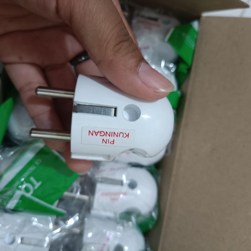 Paket  isi 24pcs Steker Arde Bulat/Steker Bulat/Steker Arde/Colokan Bulat