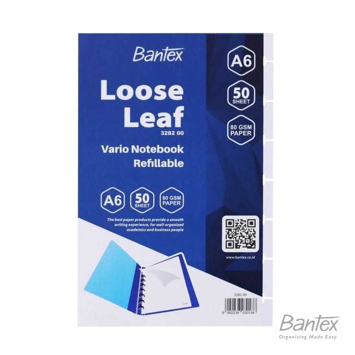 

Bantex Refillable Loose Leaf Paper Vario Notebook