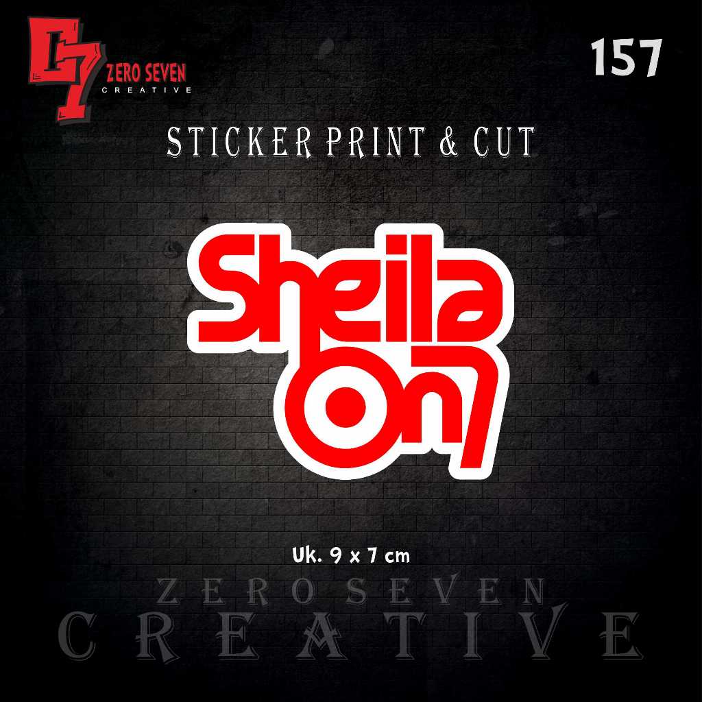 

STIKER BAND SHEILA ON 7 / STIKER MUSIK / STIKER MOTOR / AESTHETIC / VYNIL / ANTI AIR / PRINT & CUT