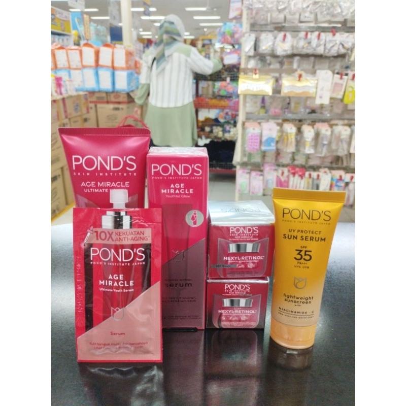 Diskon Paket Ponds Age Miracle penghilang Flek