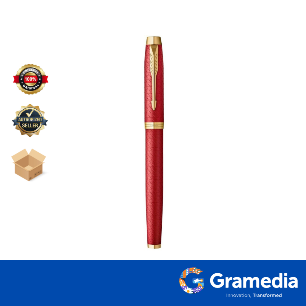 

Gramedia Surabaya - Parker IM Premium Red Gold Trim Rollerball 2143465Z