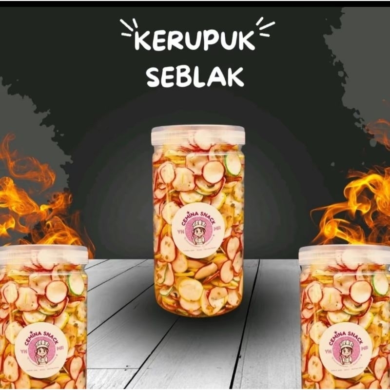 

kerupuk seblak Ceumina snake