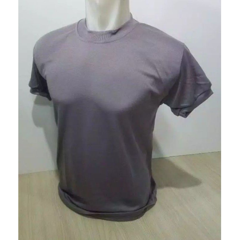 KAOS PENDEK SATPAM COKLAT POLOS,KAOS DALAM SATPAM COKLAT POLOS