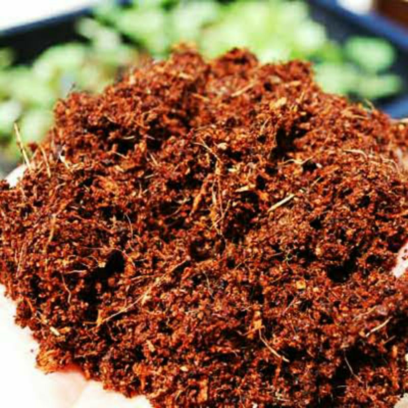 Cocopeat serbuk sabut kelapa kering dan halus