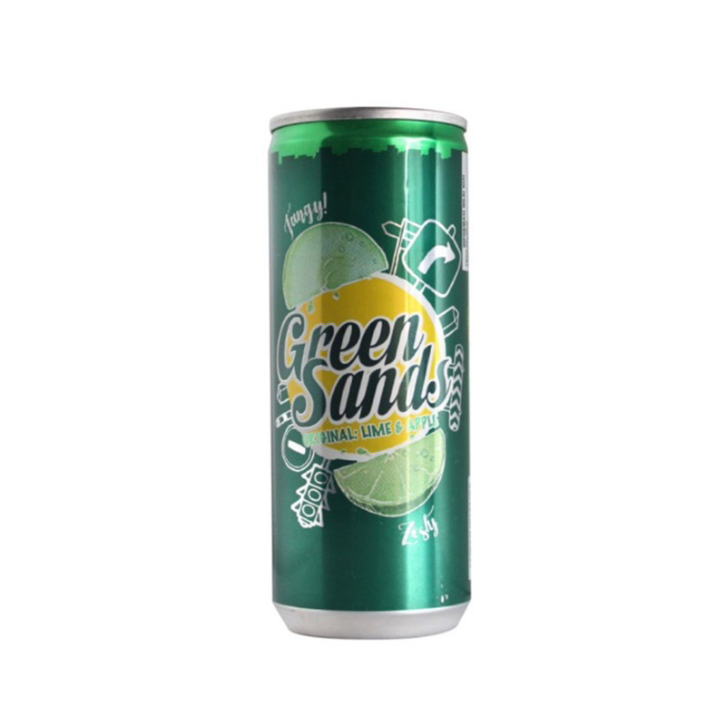 

Green Sands minuman greensands berkarbonasi 250ml 330ml