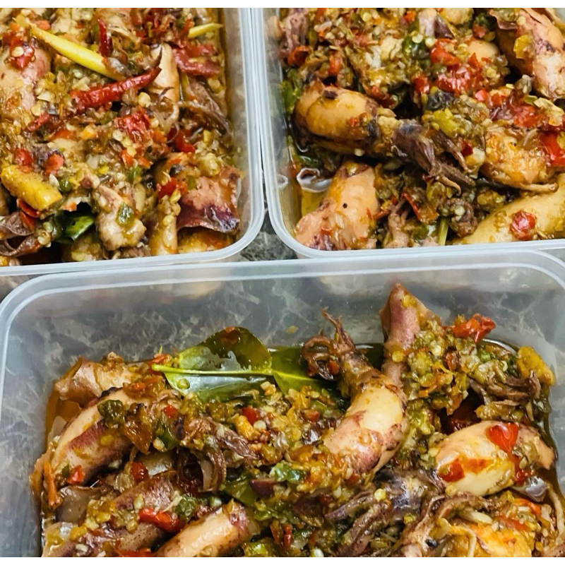 

cumi balado pedas manis 250 gr