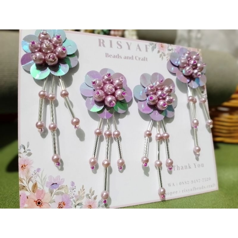 Payet Bunga Rangkai Juntai bambu/ harga 1 bunga