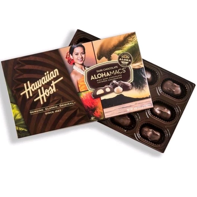 

HAWAIIAN HOST AlohaMacs Dark Chocolate 12 Pieces 170g