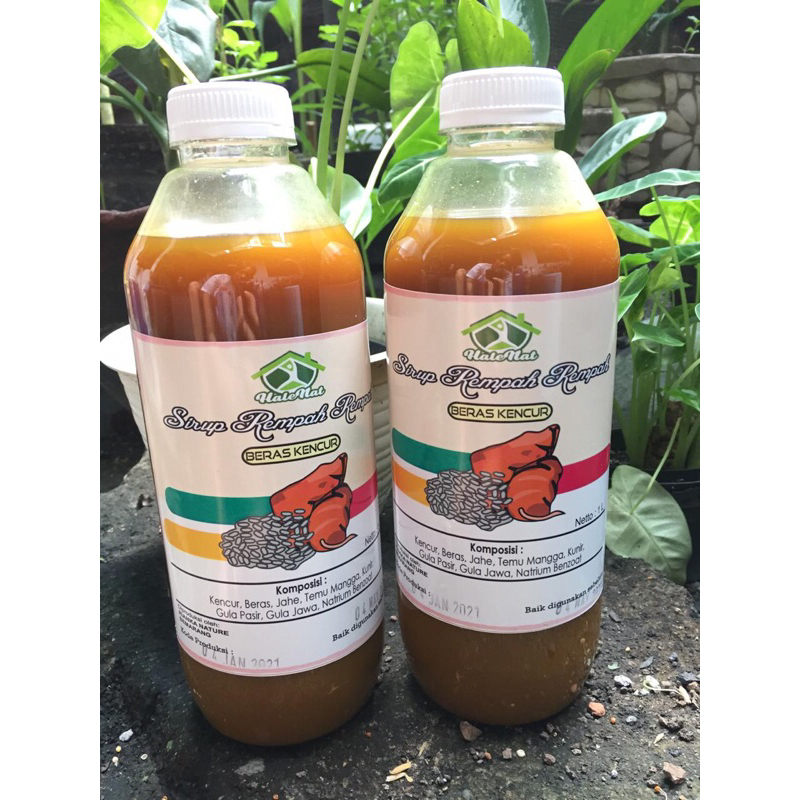 

Sirup Beras Kencur 1 liter