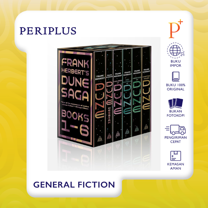 Frank Herbert's Dune Saga 6-Book Boxed Set: Dune, Dune Messiah - 9780593201886