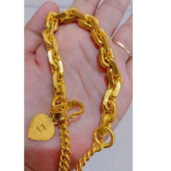 Gelang Belitung Nori Emas Lapis999