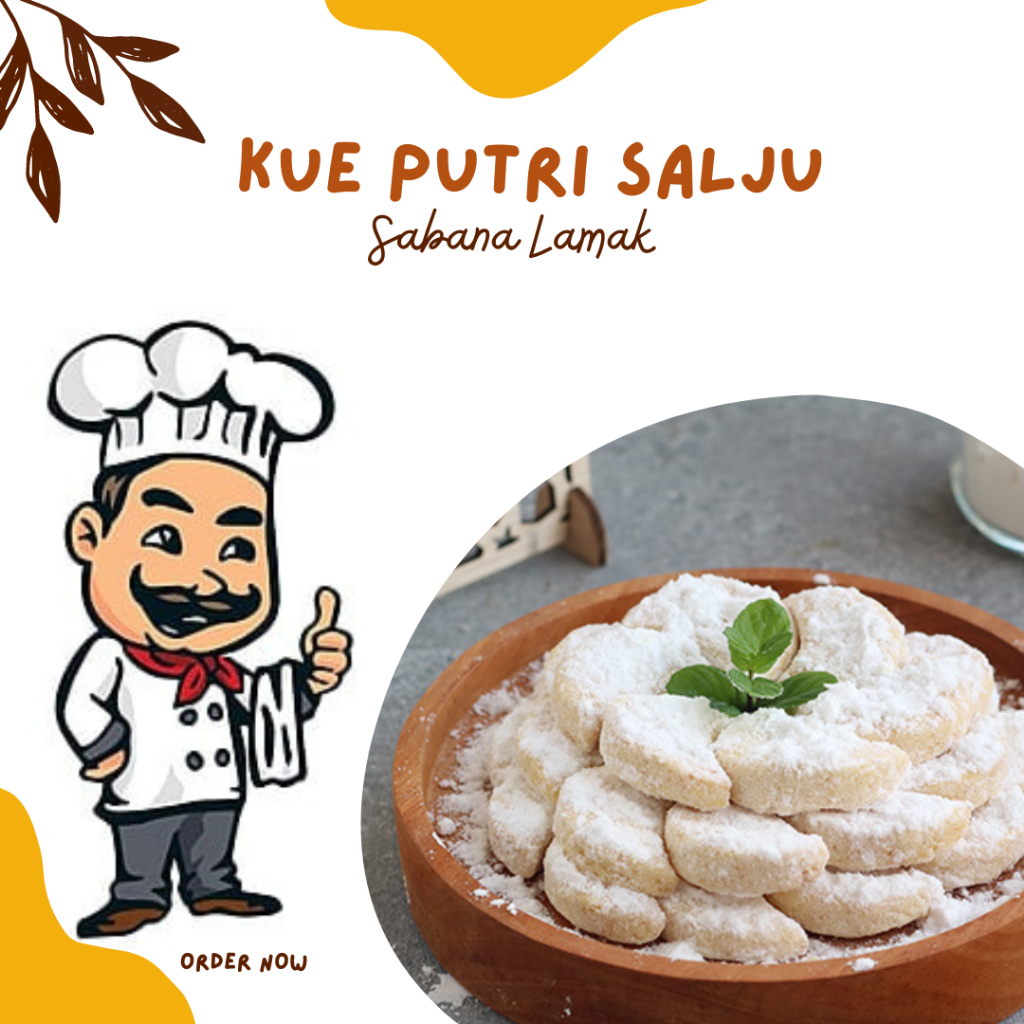 

kue putri salju / kue lebaran / kue enak / putri salju
