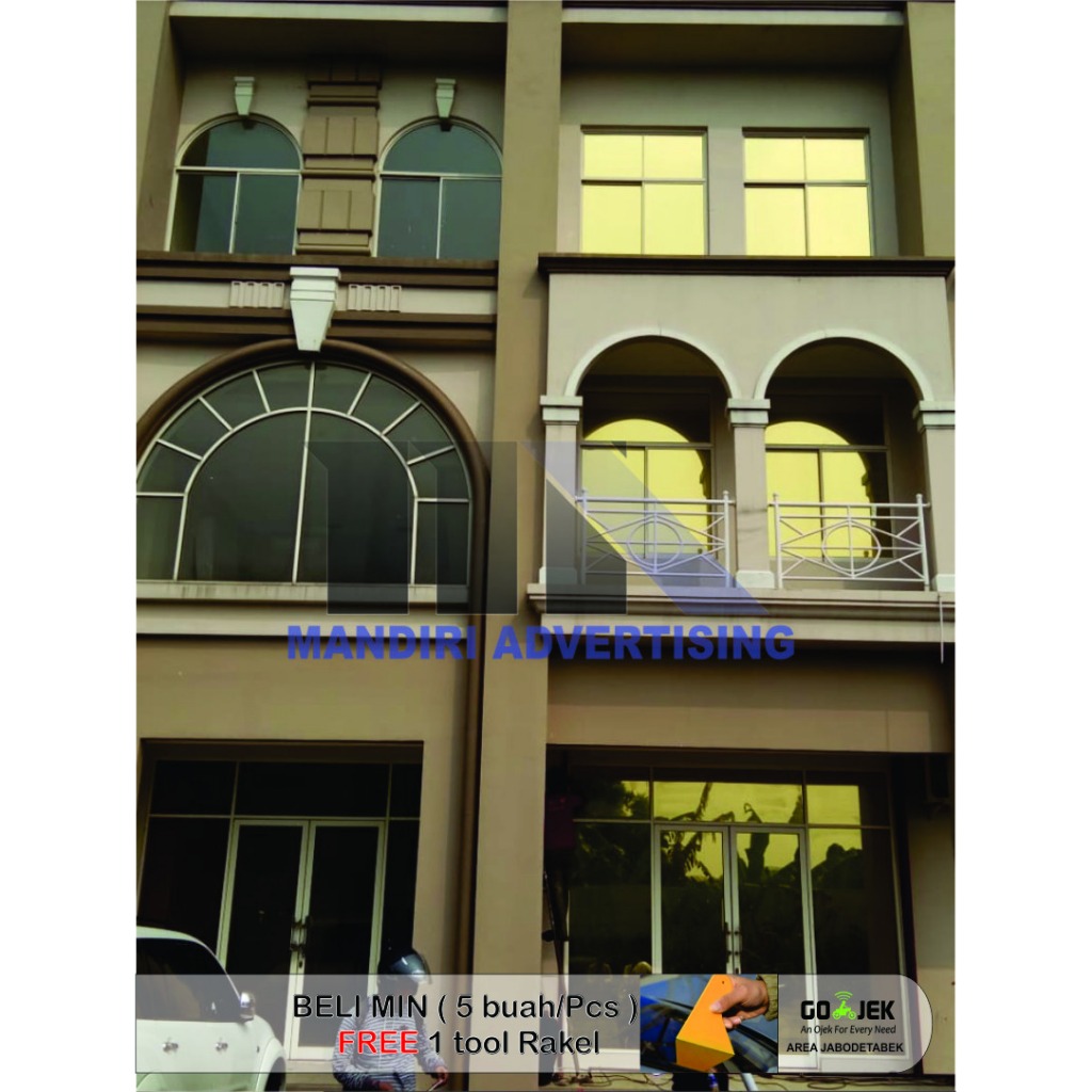 kaca film silver gold/kaca film silver emas/kaca film gedung rumah silver emas/kaca film silver