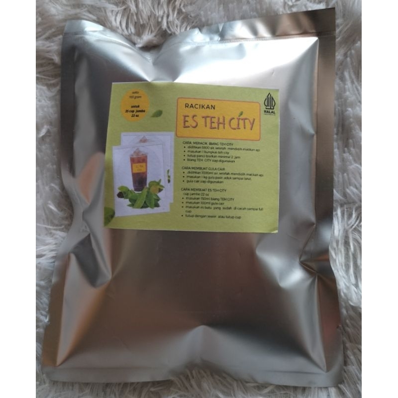 

ES TEH CITY {RACIKAN 1} WANGI LEGIT SEPET UNTUK 35 PORSI CUP JUMBO 22 OZ