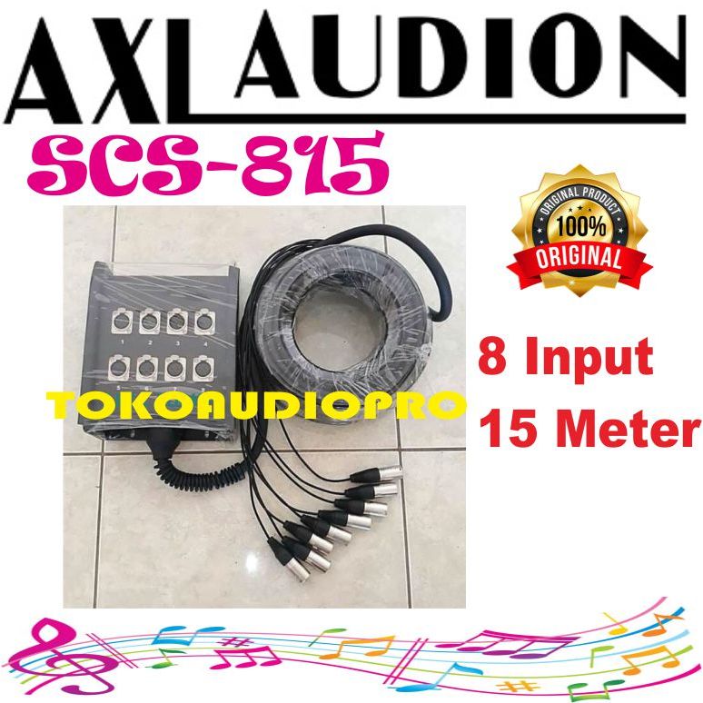 AXL Snake Kabel AXL SCS815  8-Channel/15 Meter scs-815