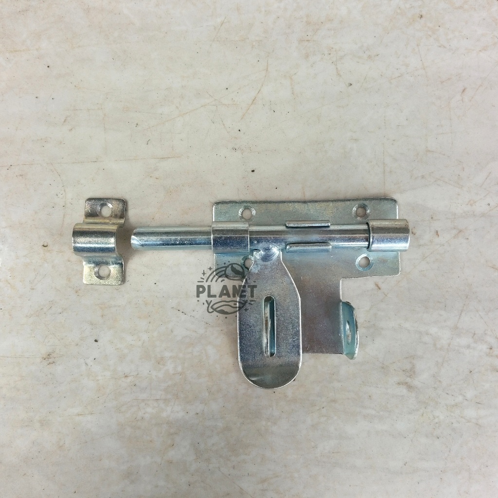 Grendel Mini Pintu Gudang Bisa Kanan Kiri Multifungsi l Slot Gembok Overpal Pagar Besi