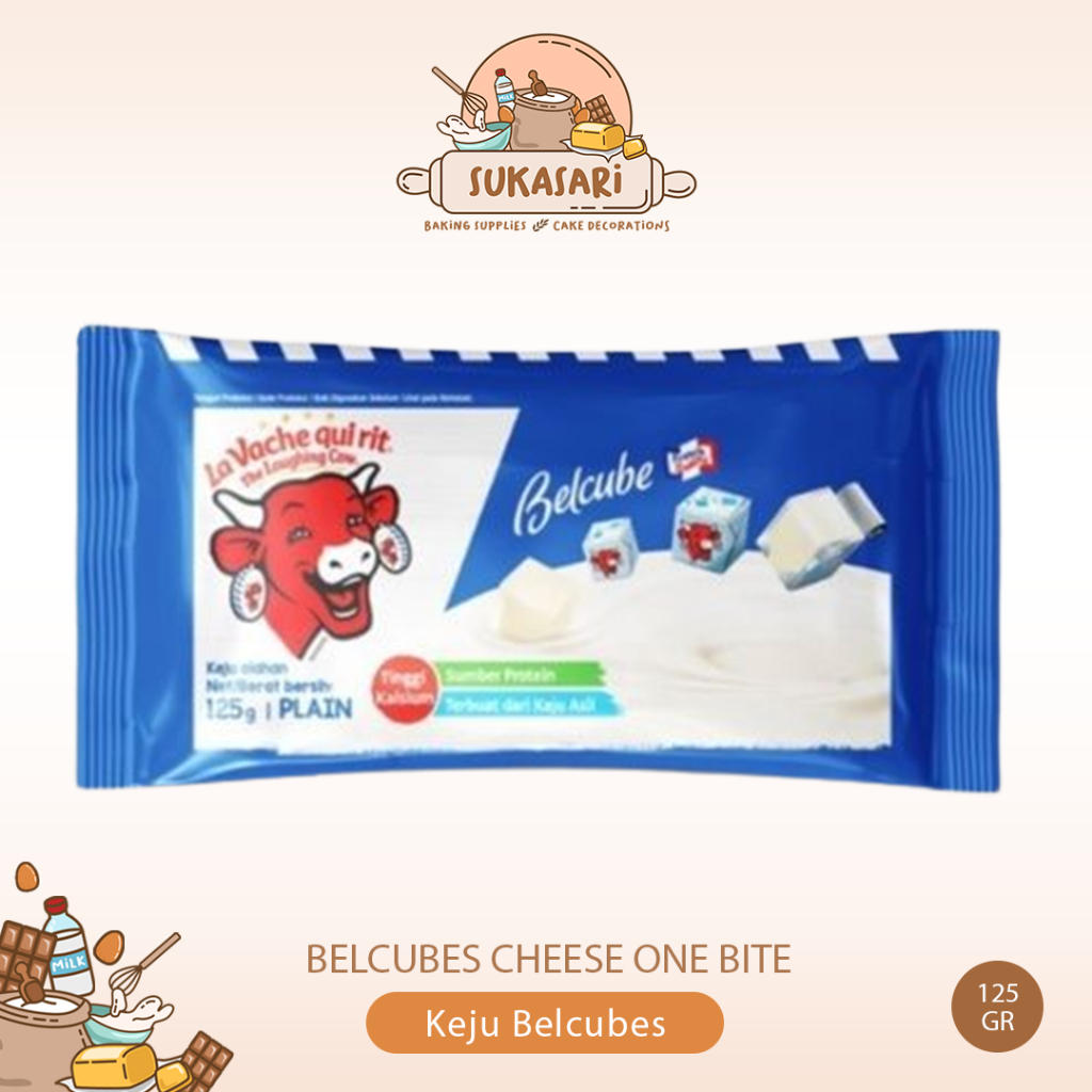 

Belcubes Cheese One Bite Blue Pack 125gr Keju MPASI