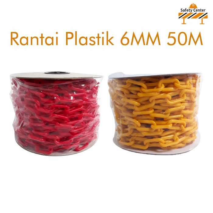 Rantai Plastik 6 mm 50 meter / Rantai Plastik 6 mm 50 m / Cone Chain