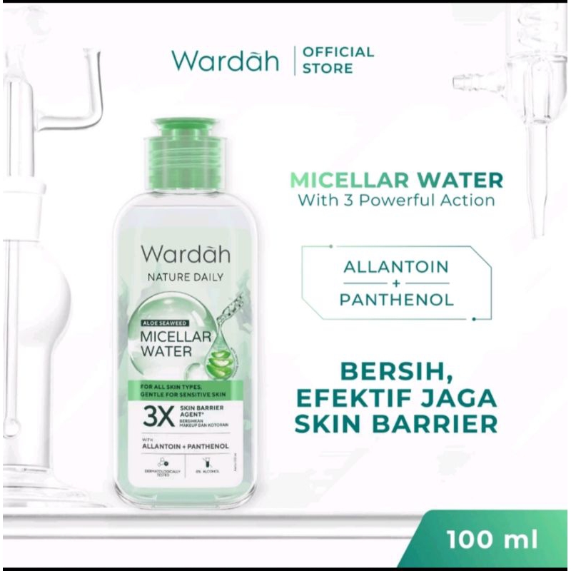 Wardah Micellar Water Nature Daily Aloe Seaweed  100 ml