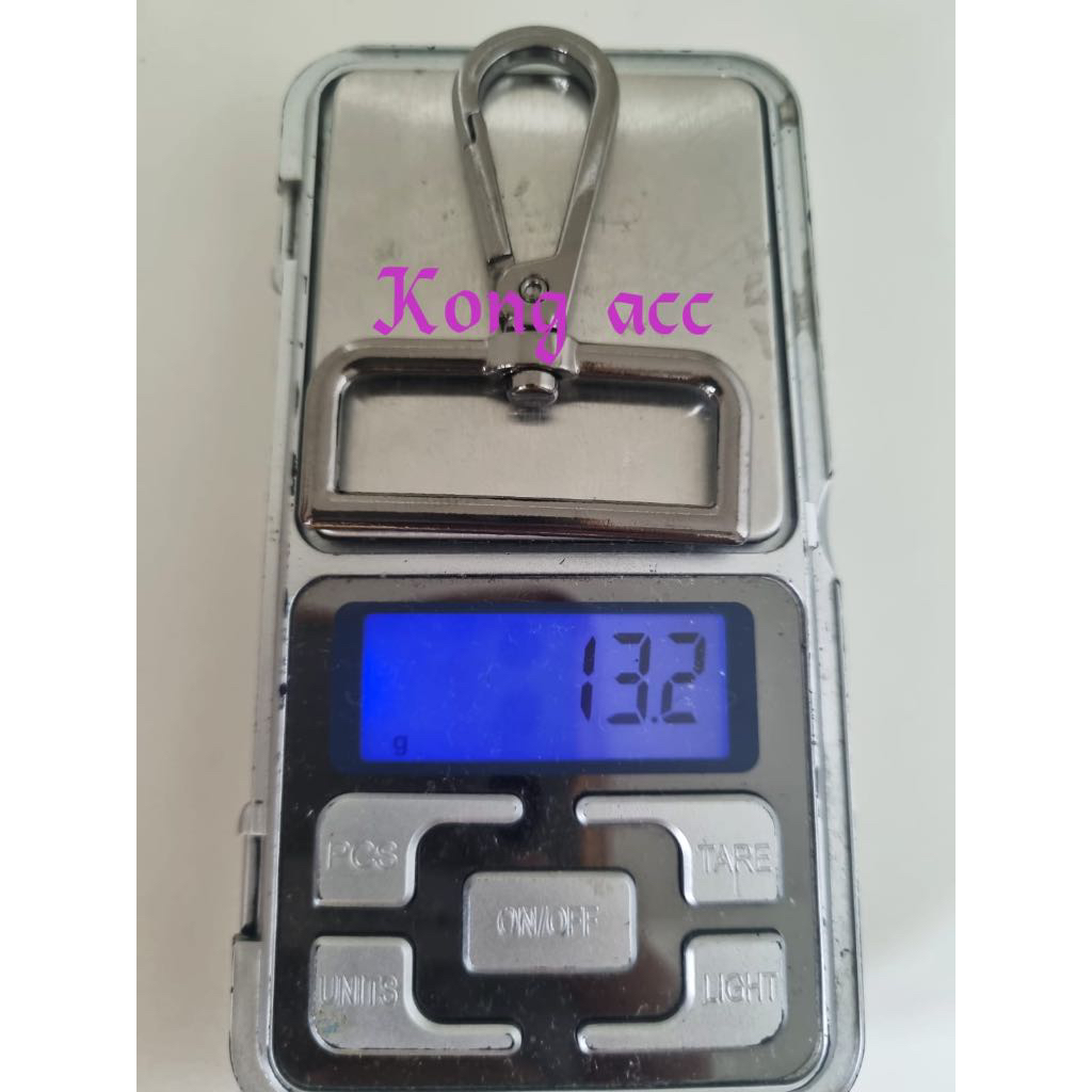 (grosir) kaitan tas  bentuk segiempat kotak 4 cm /LUSIN