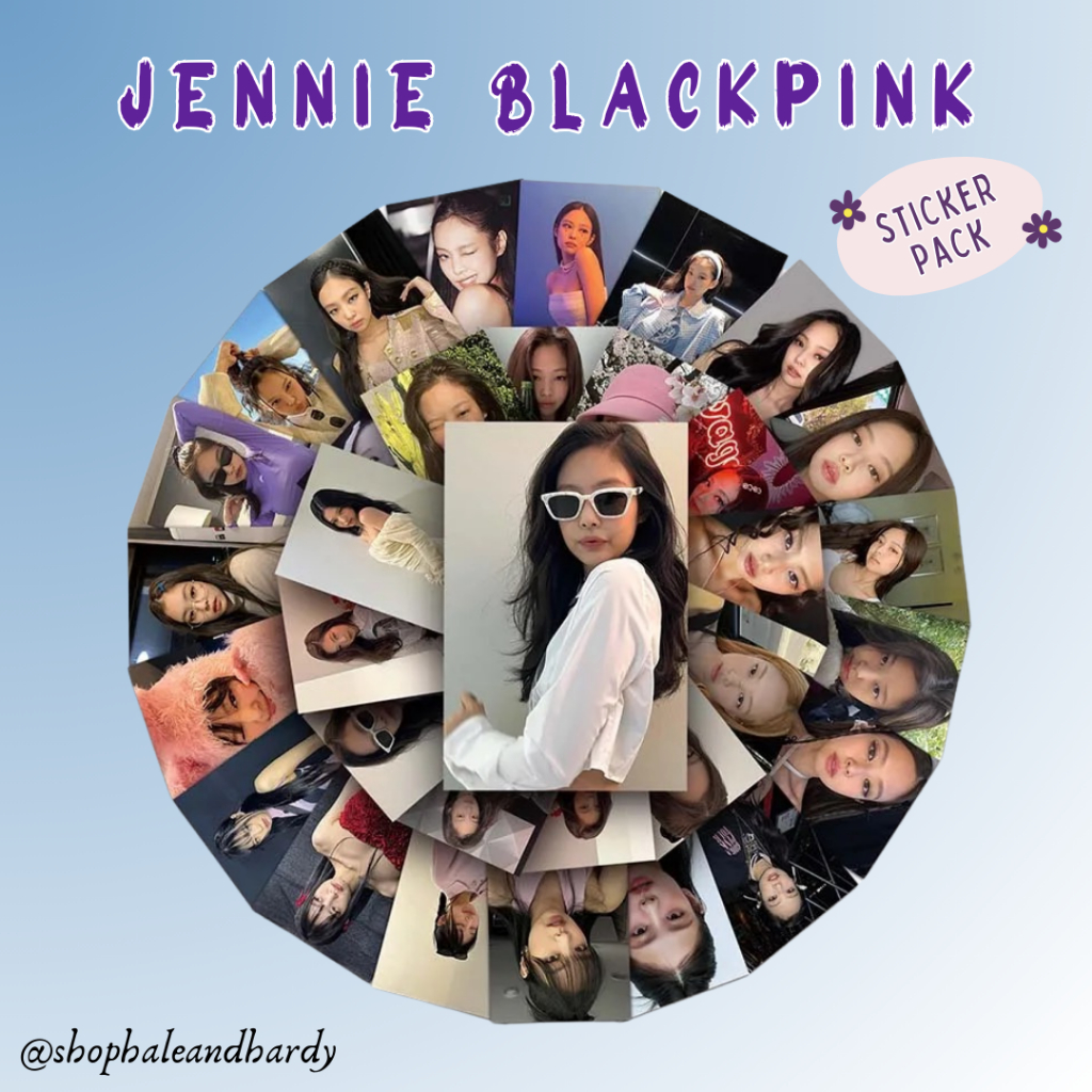 

JENNIE Blackpink Sticker Pack | Stiker Tumblr Aesthetic Kpop Korean Girl Group
