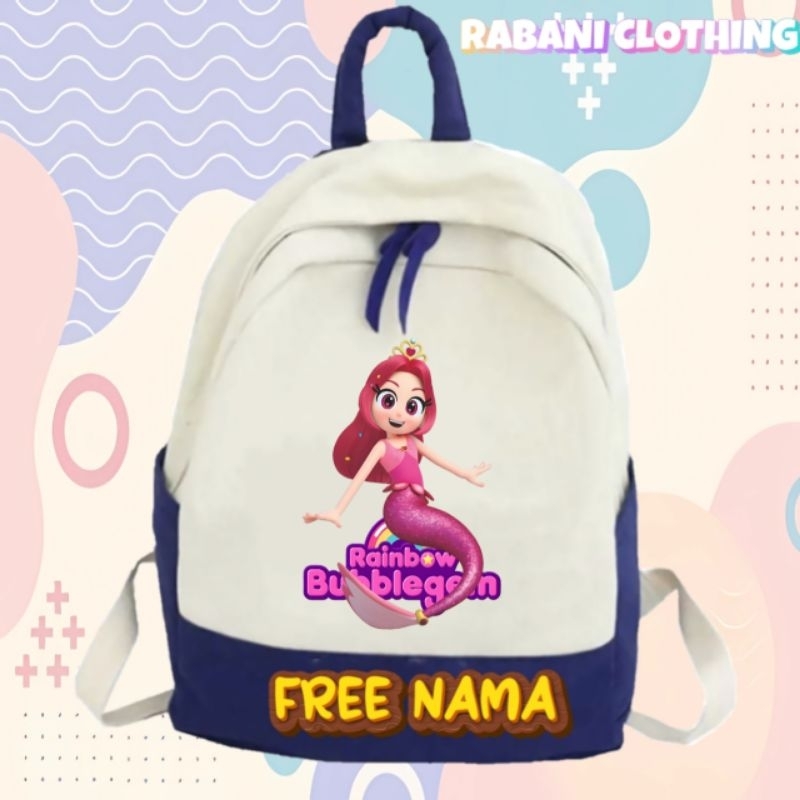 Tas red ruby rainbow bubblegem tas anak sekolah