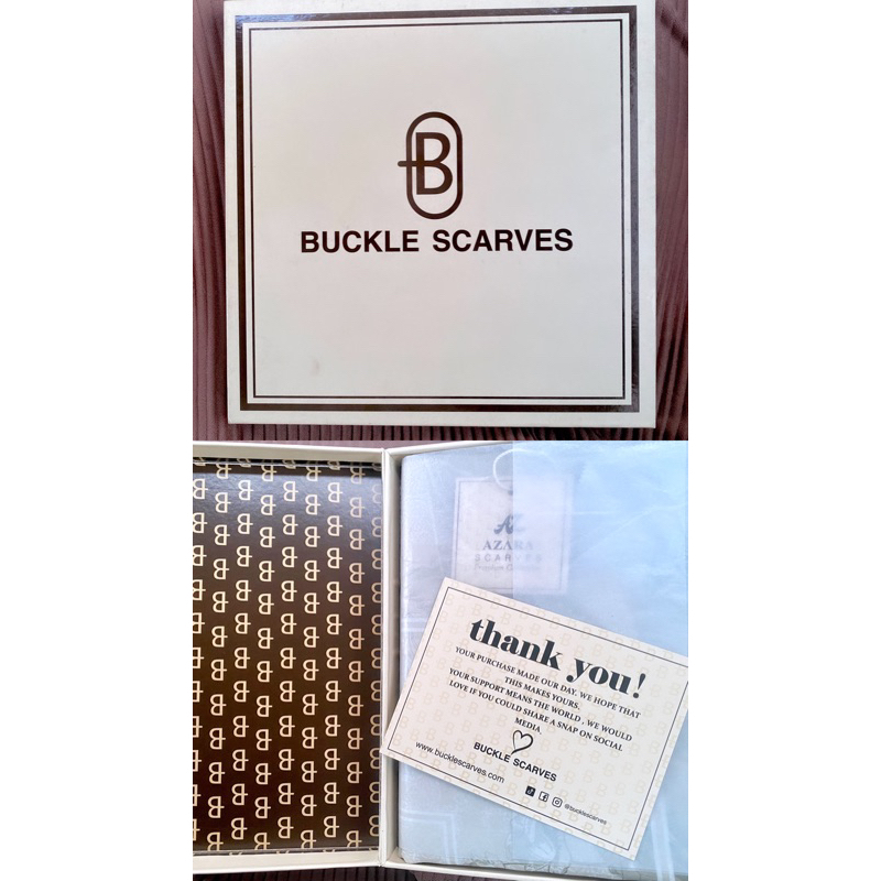 BUCKLE SCARVES // HIJAB BOX MOTIF // HIJAB HAMPERS