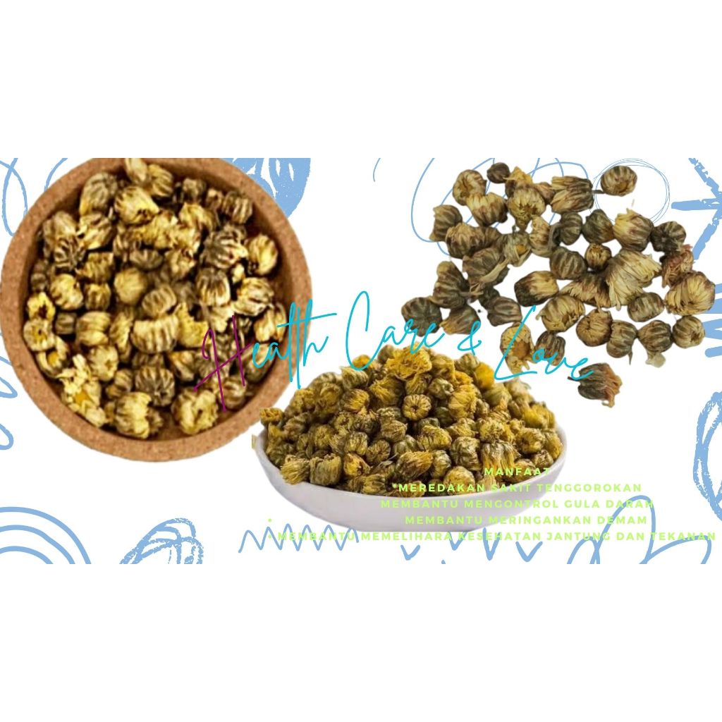 

Baby Chrysanthemum / 菊花蕊 / ci hua / khiok hua 50 Gr
