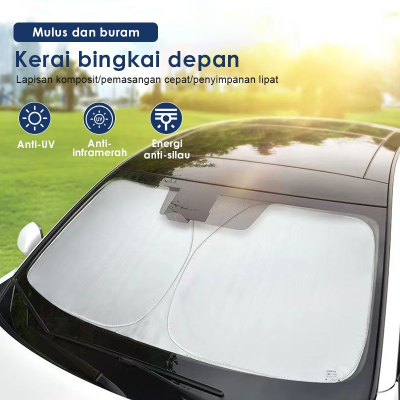 Payung Mobil Payung Pelindung Anti Panas Mobil Kaca Depan Penutup Kaca Mobil Anti Panas Ukuran