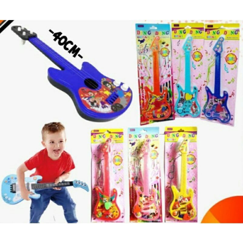 Mainan Gitar Anak-Gitar Plastik-Gitar H806N TS