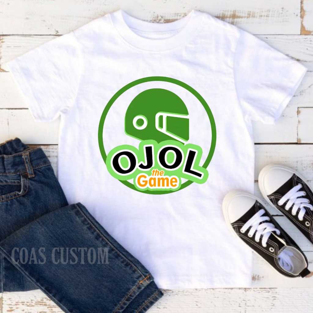 Kaos anak ojol the game lengan pendek